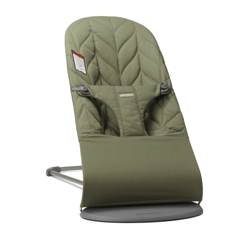 Bouncer Bliss: Dark green - Woven, Petal quilt