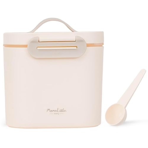 MomnLittle Baby Formula Dispenser Container 8.8oz 6.1oz Portable Formula Dispenser Container with Scoop and Carry Handle for Travel Outdoor Activities for Baby Infant