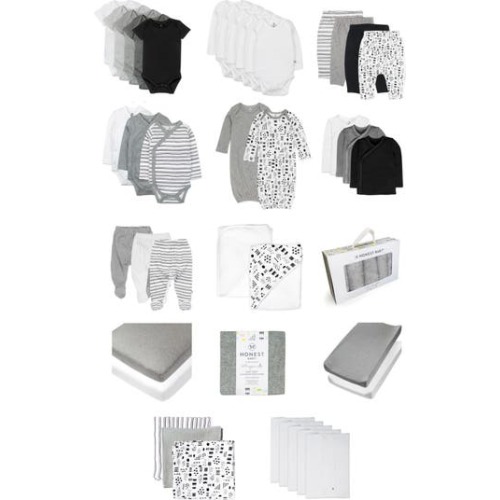 50-Piece Organic Cotton Baby Essentials Gift Box