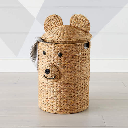 Bear Woven Kids Hamper with Handles