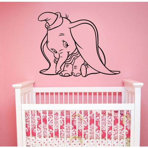 Dumbo Wall Decal Vinyl Sticker Disney Movie Art Decorations for Home Childrens Baby Room Nursery Decor dumb5