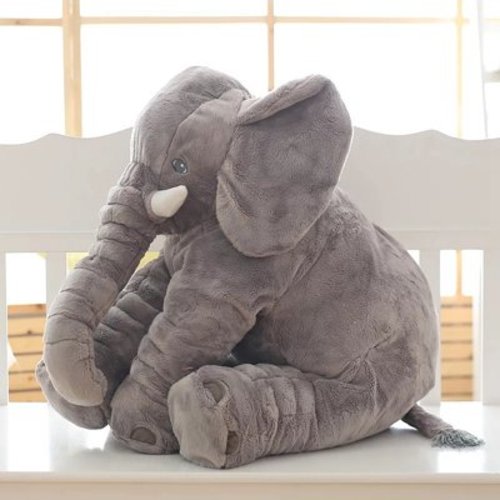 IKEA Giant Elephant(Jattestor) Plush Toy - 15.75 Inch Extra Soft Stuffed Animal, Perfect Nursery Decor, Kids & Adults Huggable Gift, Durable and Washable