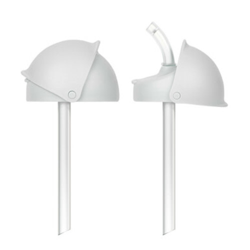 Boon® NURSH® Platinum Food-Safe Silicone Straw Conversion Top- 2-pack