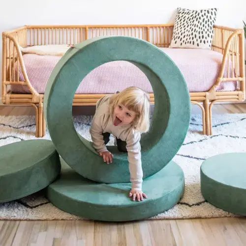 Nugget Chunk™ Play Ottoman™ in Seamonster