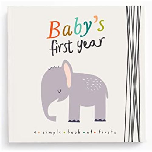 Lucy Darling Little Animal Memory Book, First 5 Years Baby Book & Photo Album, Gender Neutral Baby Scrapbook Album, Unique Keepsake Baby Books, Newborn Milestone Diary, Busy Parents & New Mom Gifts