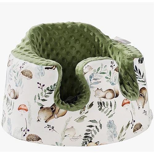 Seat Cover Compatible with Bumbo Seat,Breathable Baby Bumbo Seat Cover,Soft Bumbo Floor Seat Cover for Baby Girl Boy,Only Compatible with Bumbo Seat (Forest)