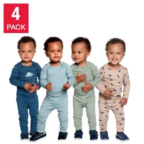 Pekkle Baby 4-pack Body Suit
