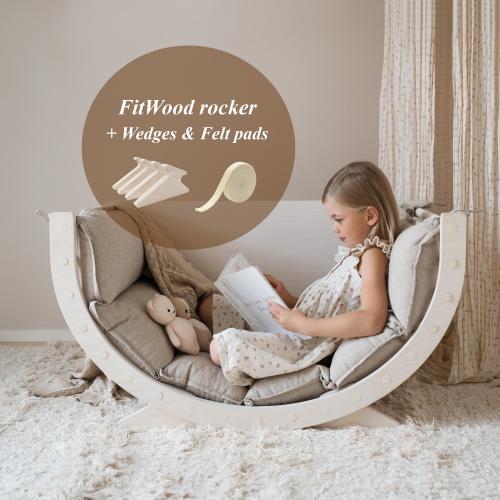 Rocker Set 8-in-1 - Wooden Montessori Climbing Arch Set - Multifunctional