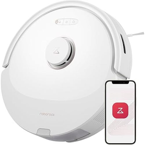 roborock Q8 Max Robot Vacuum and Mop Cleaner, DuoRoller Brush, 5500Pa Strong Suction, Lidar Navigation, Obstacle Avoidance, Multi-Level Mapping, Perfect for Pet Hair