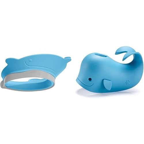 Skip Hop Baby Shower Cap Shield and Spout Cover for Kids 9m+, Blue