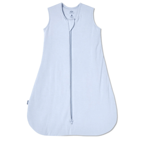 HALO - 1.5 TOG supersoft bamboo wearable blanket, double zipper sleeping bag with weighted feel - blue