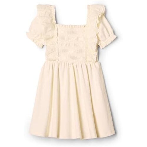 Amazon Essentials x Sofia Grainge Toddler and Baby Girls' Embroidered Knit Dress