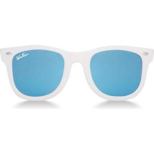 WeeFarers® Polarized Sunglasses, White with Sky Blue - WeeFarers® by WeeStyle Co. | Maisonette