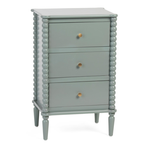 32in 3 Drawer Spindle Leg Nightstand | Home | T.J.Maxx