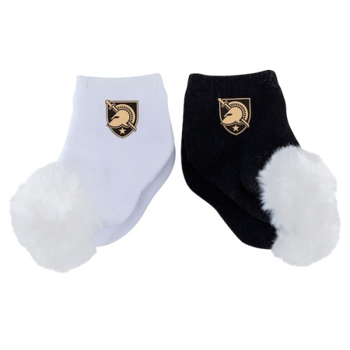 Army Black Knights ZooZatz Infant Two-Pack Pom Socks