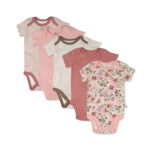 5-Pack Organic Cotton Short Sleeve Bodysuits | Honest Baby Clothing