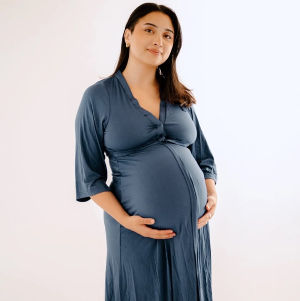 Lila Labor & Postpartum Gown in Sage