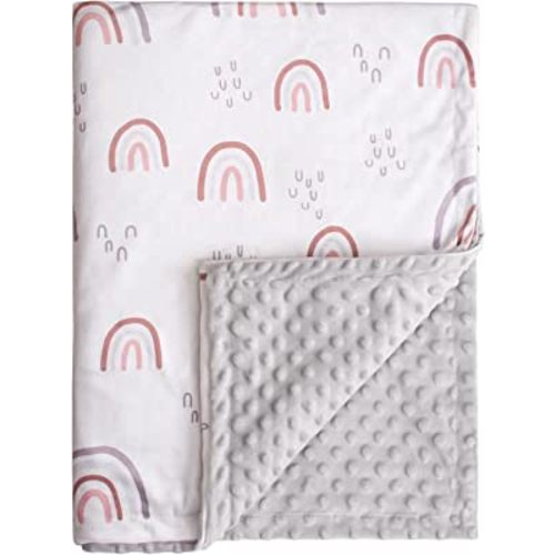 Soarwg Kids Baby Blanket Unisex Newborn, Super Soft Comfy Rainbow Blanket, for Toddler Baby Nursery Bed Blankets Stroller Crib Shower Gifts, 30 x 40 Inch