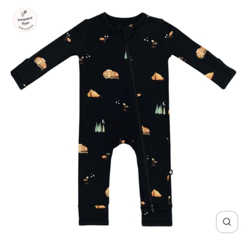Zippered Romper in Under the Stars
