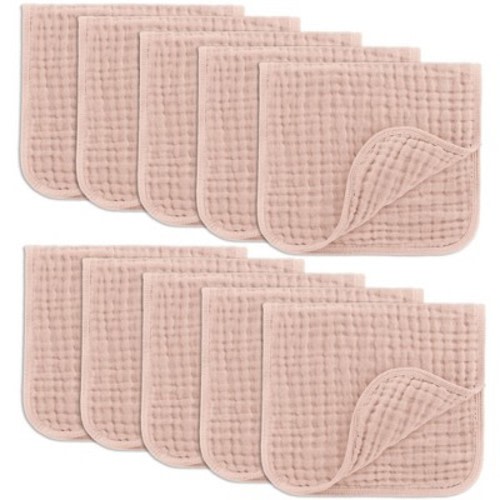 Muslin Burp Cloths Large 100% Cotton by Comfy Cubs