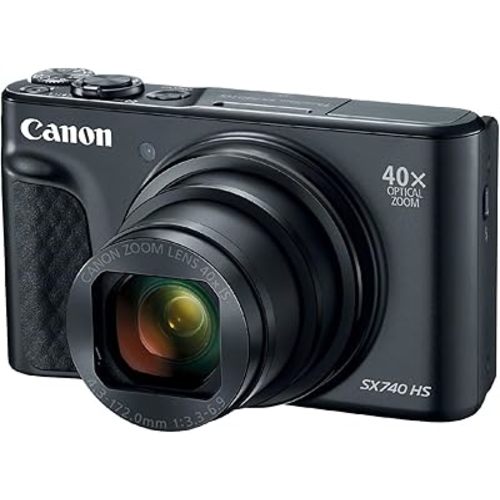 Canon Powershot SX740 HS Digital Camera (Black)