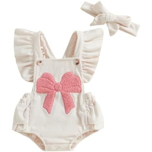 Baby Girls Jumpsuit Newborn Infant Kids Floral Clothes Summer Romper Bodysuit Sundress Outfits