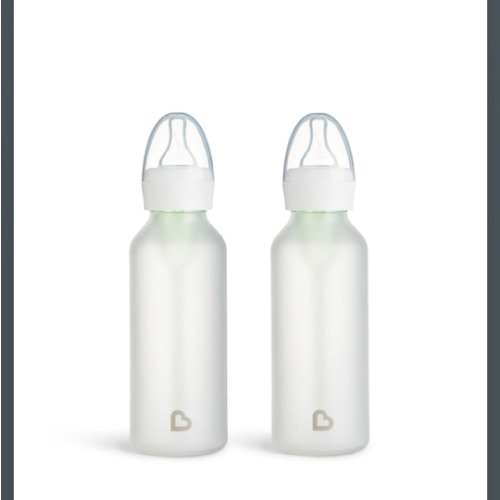 Bond® Silicone Glass Bottle 4oz or 8oz, 2pk | Munchkin