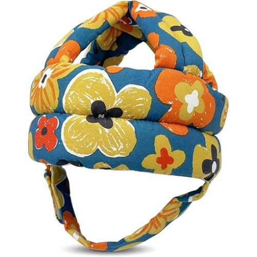 Baby Head Protector Baby Helmet for Crawling Walking, No Bumps Safety Head Adjustable Protective Cap for Walking, Playing (Style 1)