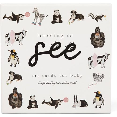 High Contrast Baby Toys for Newborn (Set of 10) - Minimalist 0-3 Month Toys (5.5” x 5.5” x 0.75”) - Durable Black and White Baby Toys 0-3 Months - Curious Baby Activity Cards & Infant Tummy Time Toys - One size