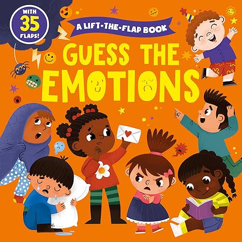 Guess the Emotions: A Lift-the-Flap Book with 35 Flaps! (Clever Hide & Seek) Board book – Lift the flap, August 8, 2023