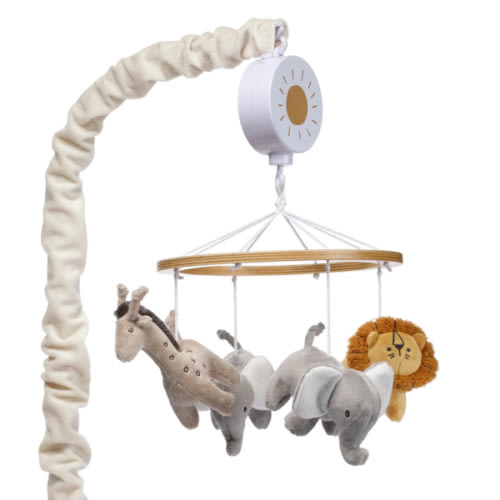 Jungle Adventure Musical Baby Crib Mobile – Lambs & Ivy