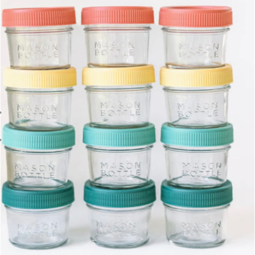 Breastmilk Storage Jar Set – Mason Bottle