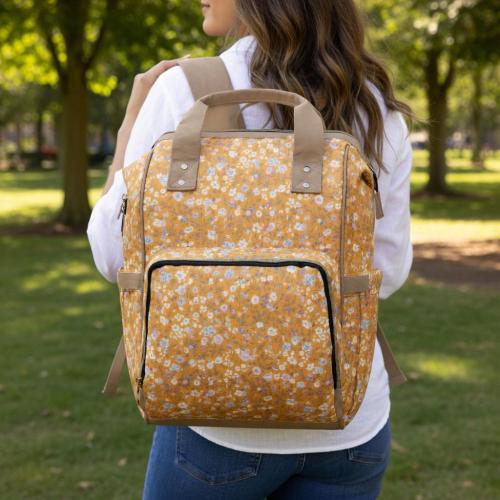 Ditsy Floral Diaper Backpack | Gift for New Mom