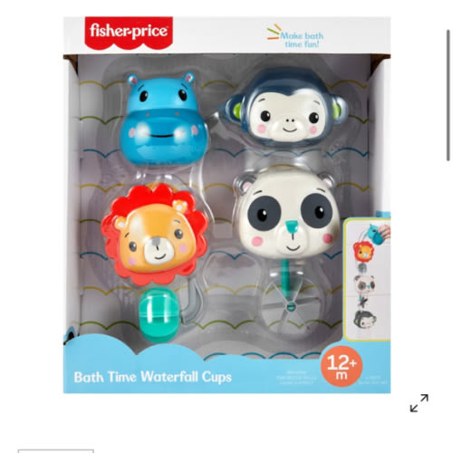 Fisher-Price 4 Piece Bath Time Waterfall Cups