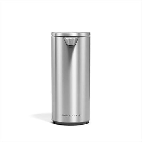 simplehuman 9 oz. Touch-Free Automatic Rechargeable Sensor Pump, Brushed Stainless Steel, New