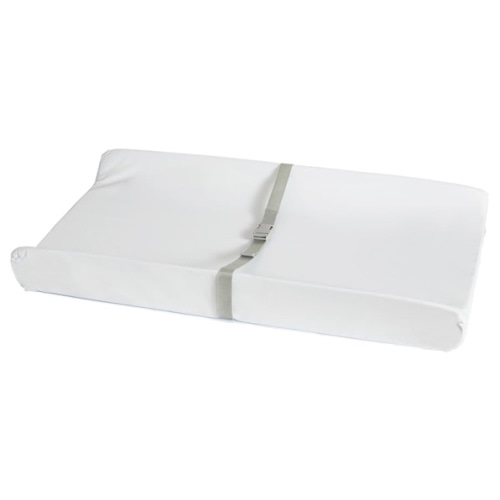 Munchkin Secure Grip Baby Diaper Changing Pad for Dresser, Waterproof and Wipeable, Contoured, Standard Size (16" x 31"), White