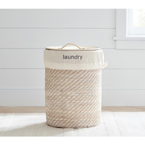 Quinn Hamper Liner | Pottery Barn Kids