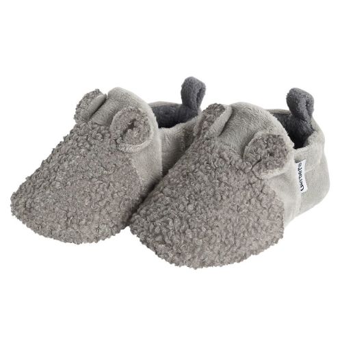 Gerber Baby Cozy Booties - Grey - 3-6 Months