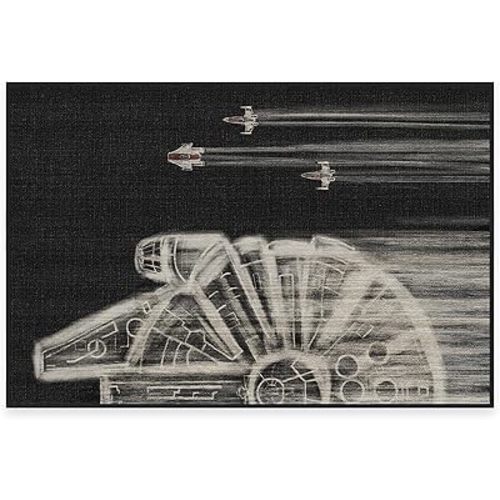 RUGGABLE x Star Wars Washable Area Rug – The Rebellion 2x3, Stain-Resistant, Non-Slip with Cushioned Pad – Small Machine Washable Rugs for Living Room, Bedroom, Hallway, Entryway & Bathroom