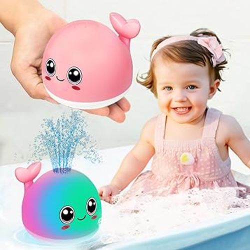 Light Up Fountain Bathtub Water Toy
