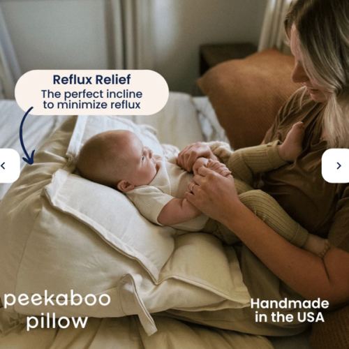 Peekaboo Pillow™ Official Site - Organic Infant Lap Pillow