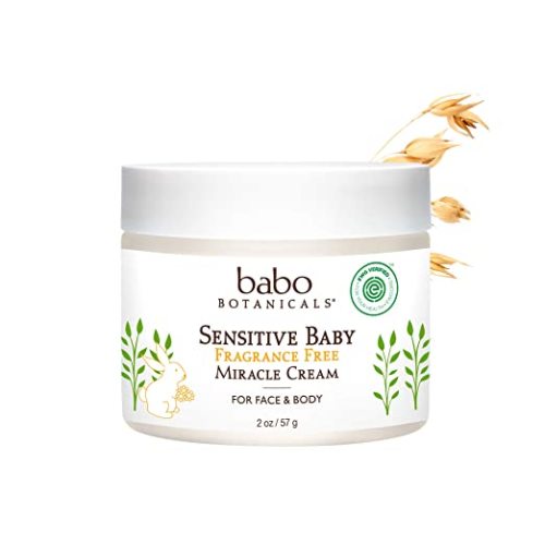 Babo Botanicals Sensitive Baby Fragrance-Free Miracle Cream