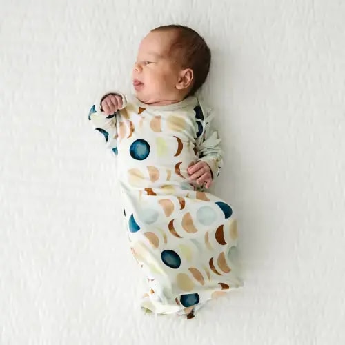 Luna Neutral Infant Gown - Little Sleepies