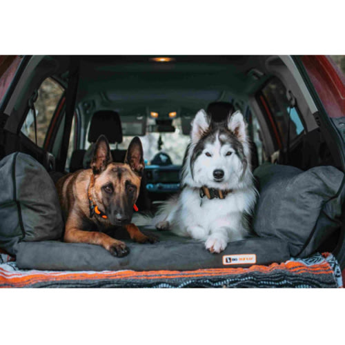 BIG BARKER Backseat Barker Orthopedic Pillow Dog Bed, Gray, X-Large - Chewy.com