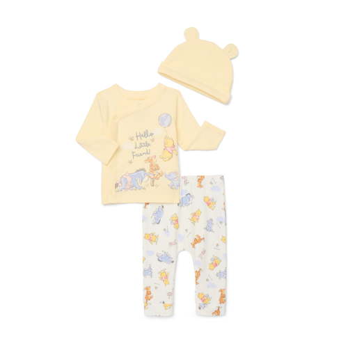 Disney Baby Wishes + Dreams Winnie the Pooh Baby Boys or Girls Take Me Home Set, 3-Piece, Sizes Preemie-9M