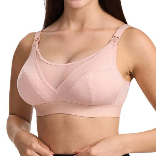 Momcozy Bamboo - Ultra-Soft & Cool Breeze Pumping & Nursing Bra