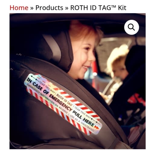 ROTH ID TAG™ Kit - ROTH ID TAG | Emergency Contact Identification Systems