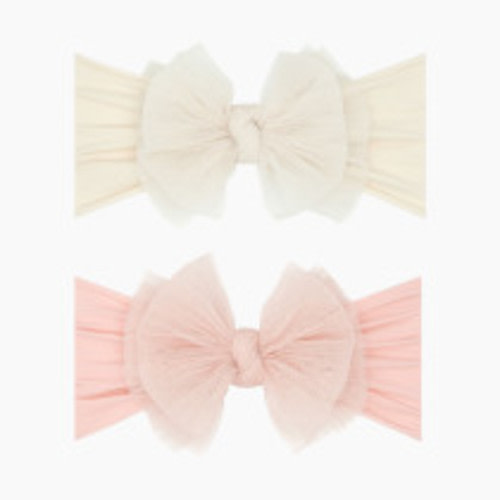 Baby Bling Box Tulle Fab (2 Pack) - Pleated Oat/Pleated Rose Quartz