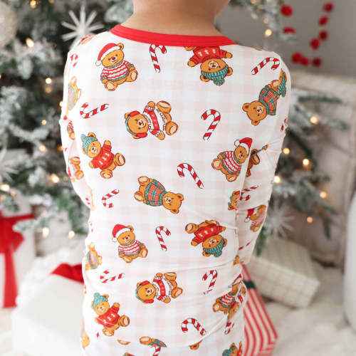 Beary Christmas Two Piece Pajama Set | Neutral | 4T