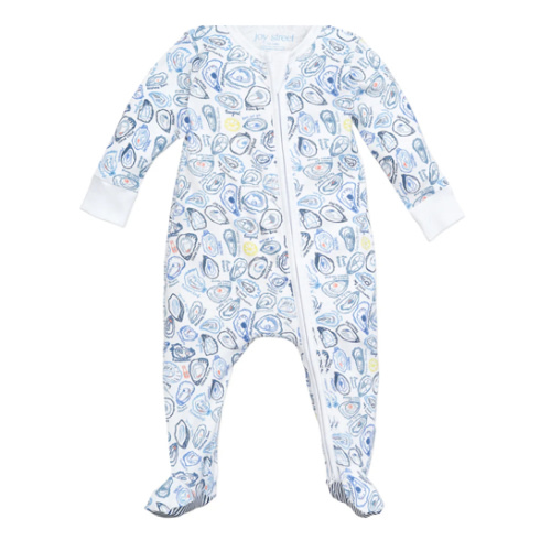 Oysters Zip Baby Onesie | Joy Street Kids